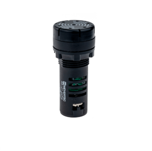 MT22-FM220 - Зуммер, 80дБ, черный, 220V AС, IP40, пластик