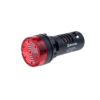 MT22-SM24 - Зуммер с подсветкой, 80дБ, красный, 24V AC/DC, IP40, пластик