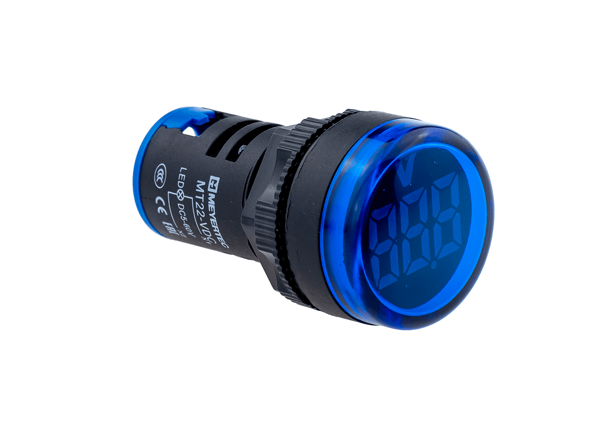 MT22-VDC6 - Индикатор напряжения, 5-60V DC, синий
