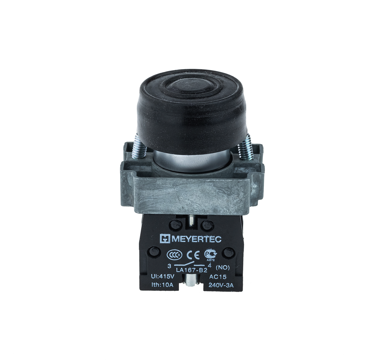 MTB2-BPZ112 - Кнопка в кожухе, черная 1NO