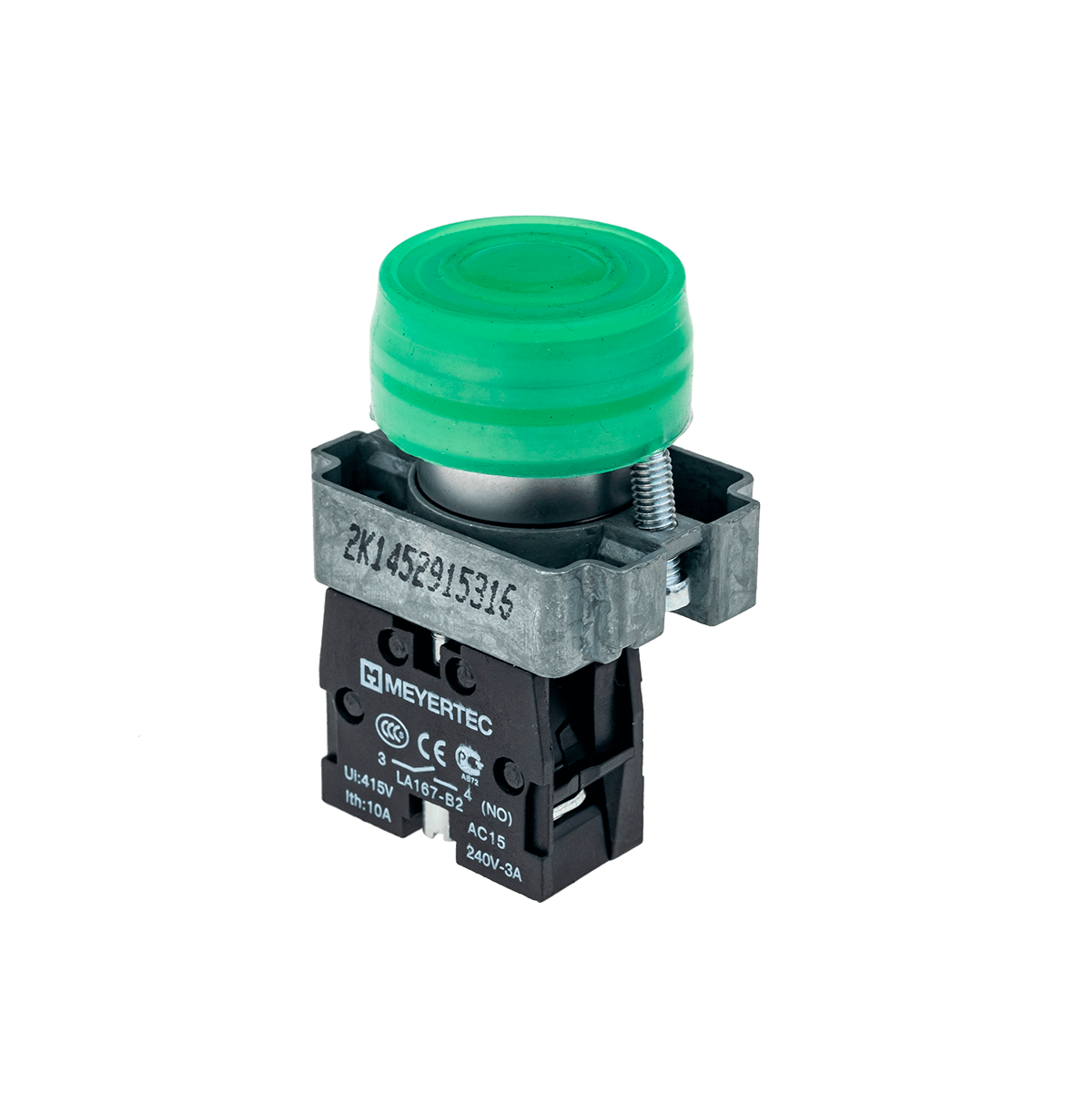 MTB2-BPZ113 - Кнопка в кожухе, зеленая 1NO