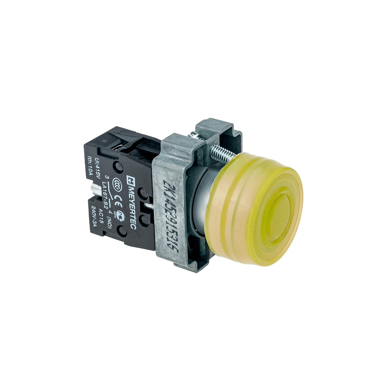 MTB2-BPZ115 - Кнопка в кожухе, желтая 1NO