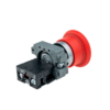 MTB2-BSZ1254 - Кнопка грибовидная, возврат поворотом, 1NC красный 40 мм