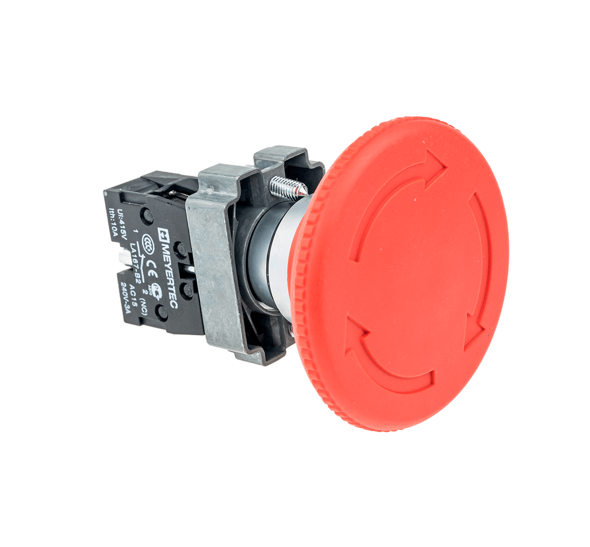 MTB2-BSZ1264 - Кнопка грибовидная, возврат поворотом, 1NC красный 60 мм