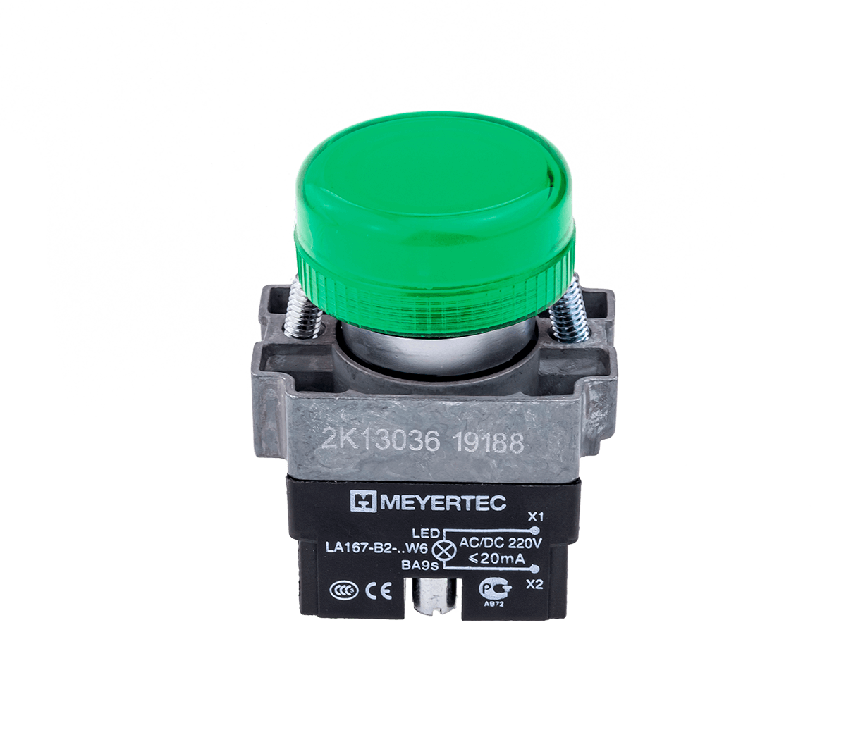 MTB2-BV633 - Сигнальная лампа зеленый, 220V AC/DC