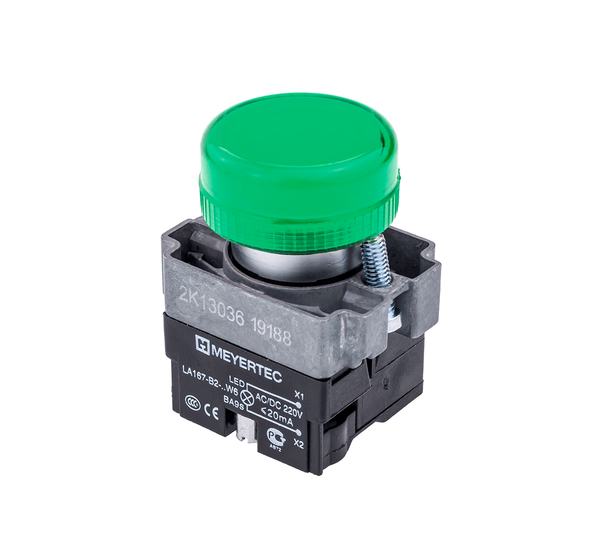 MTB2-BV633 - Сигнальная лампа зеленый, 220V AC/DC