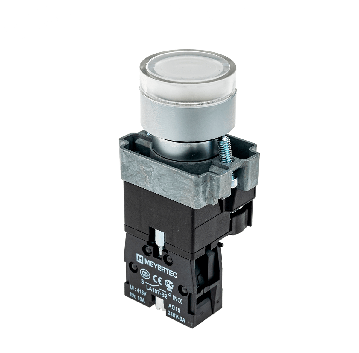 MTB2-BW3161 - Кнопка с подсветкой белая 24V 1NO