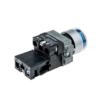 MTB2-BW3663 - Кнопка с подсветкой синяя, 220V 1NO