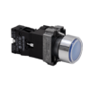 MTB2-BWF3671 - Кнопка плоская синяя с подсветкой, 24V AC/DC, 1NO, IP67, металл