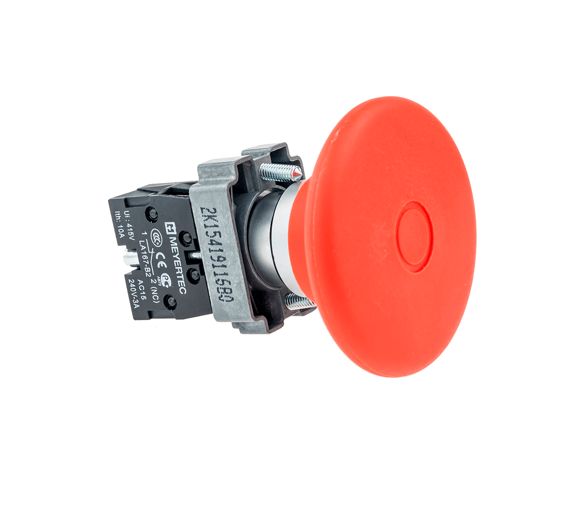 MTB2-BXZ124 - Кнопка грибовидная тяни-толкай, 1NC 60 мм