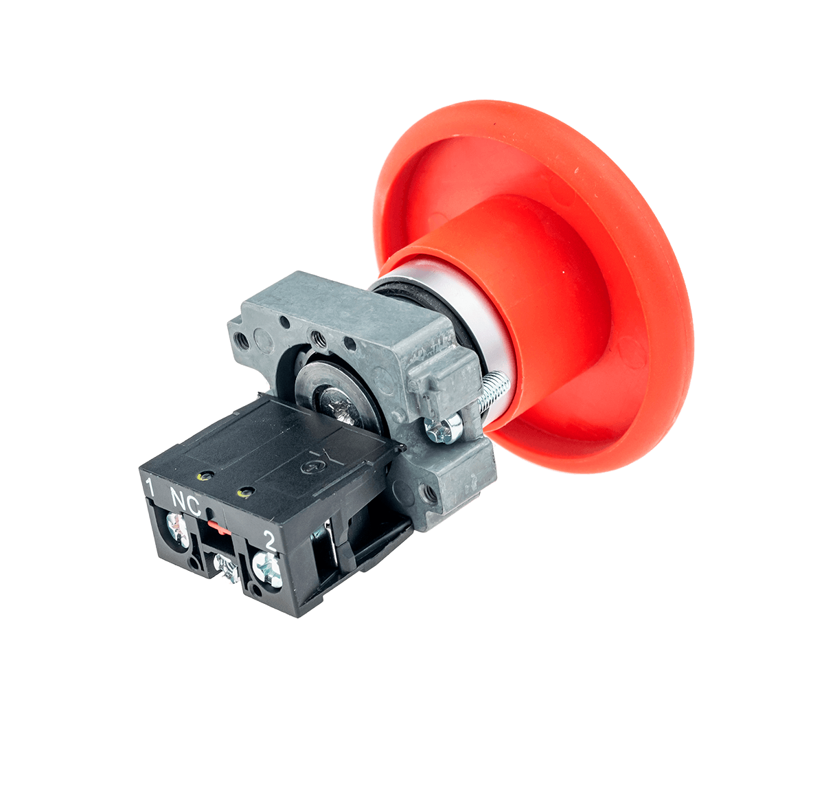 MTB2-BXZ124 - Кнопка грибовидная тяни-толкай, 1NC 60 мм