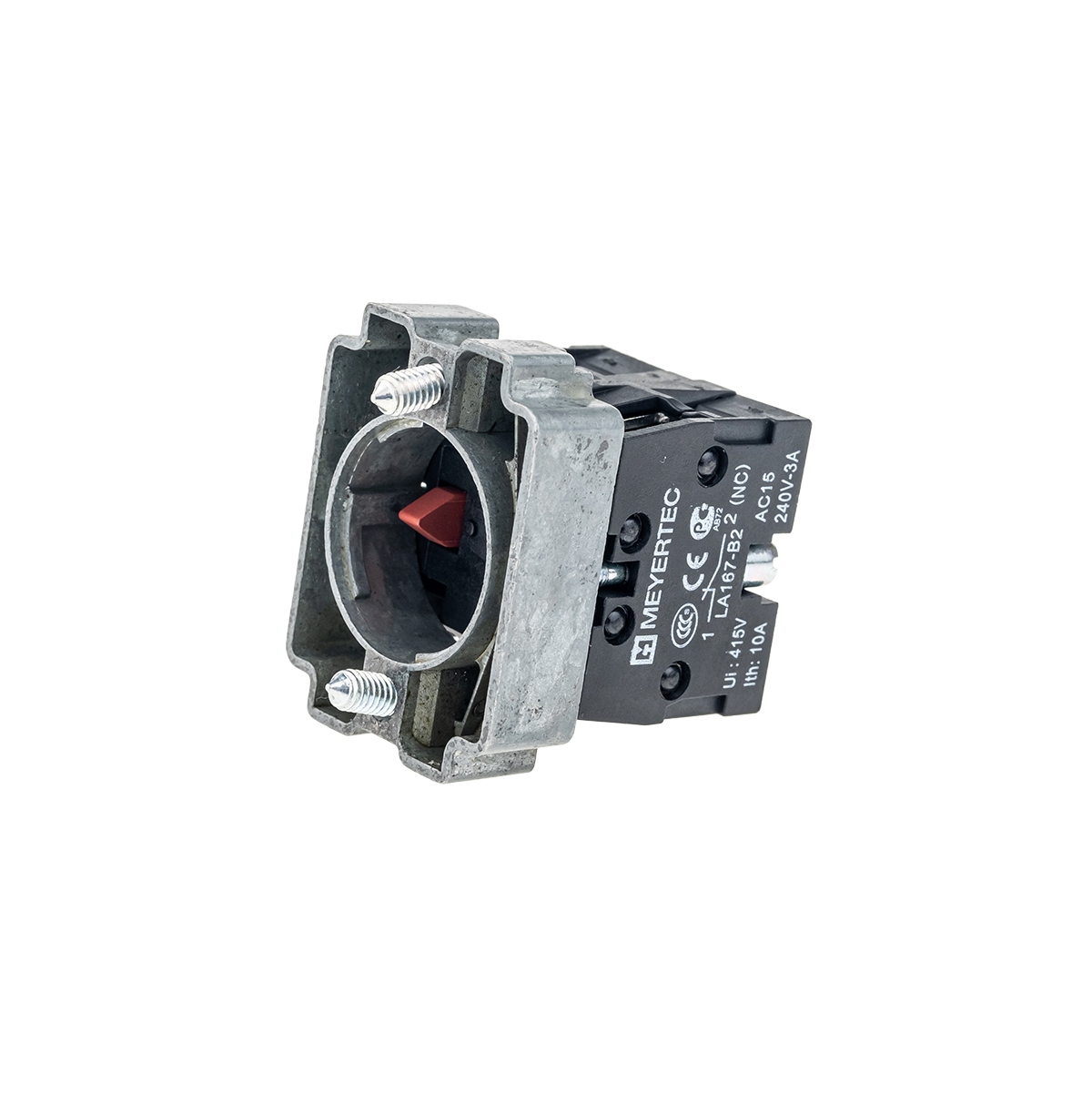 MTB2-BZ14 - Основание с блок-контактом 2NC, металл