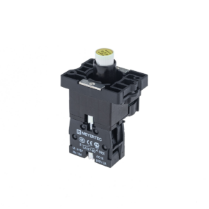 MTB2-EW635 - Основание с подсветкой 1NO желтый 220V, пластик