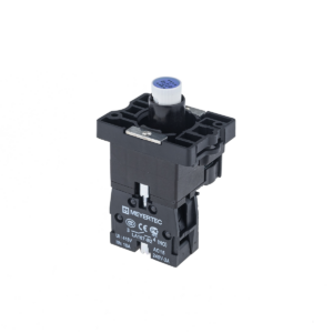 MTB2-EW636 - Основание с подсветкой 1NO синий 220V, пластик