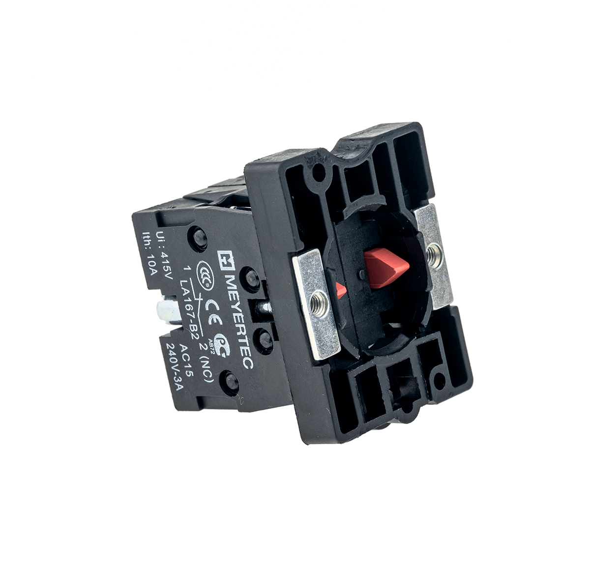 MTB2-EZ14 - Основание с блок-контактом, 2NC, пластик