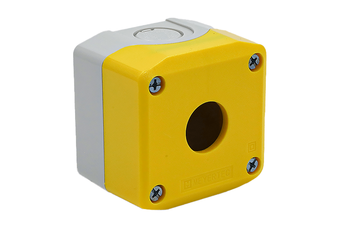 MTB2-F86-Y - Корпус кнопочного поста, 1 место, желтый, IP67