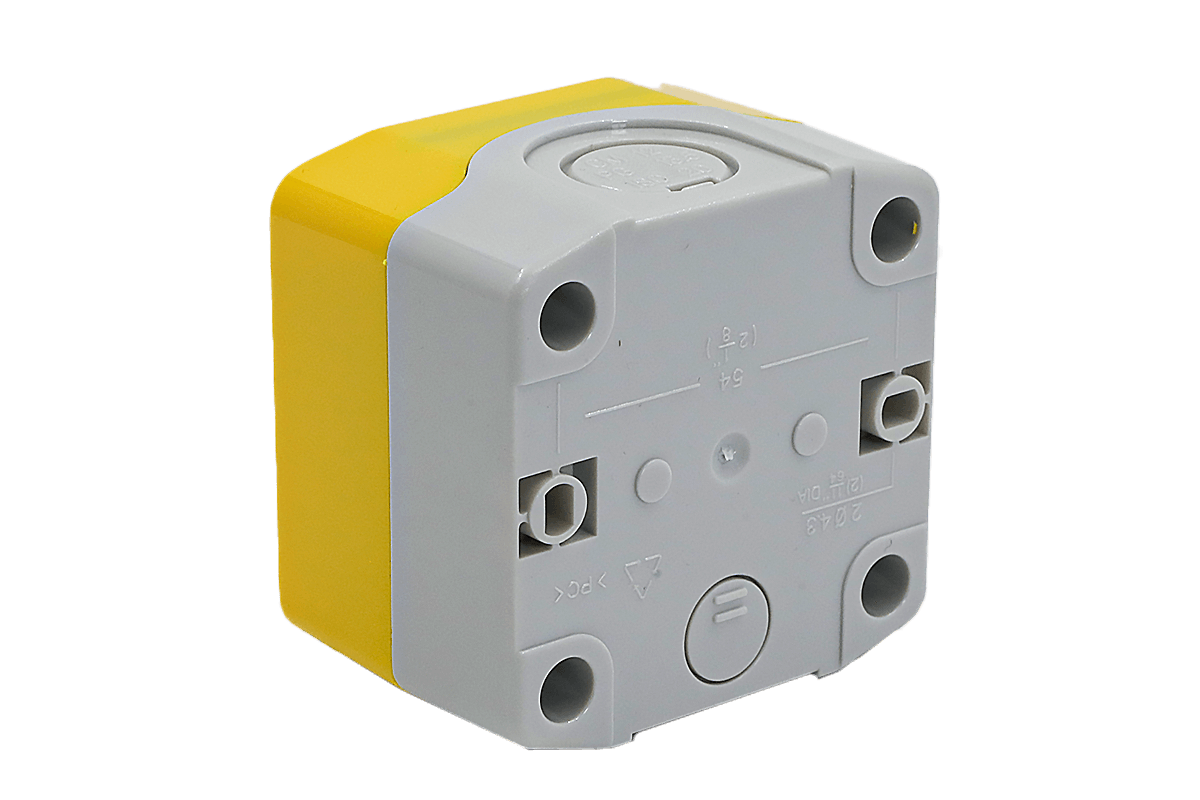 MTB2-F86-Y - Корпус кнопочного поста, 1 место, желтый, IP67