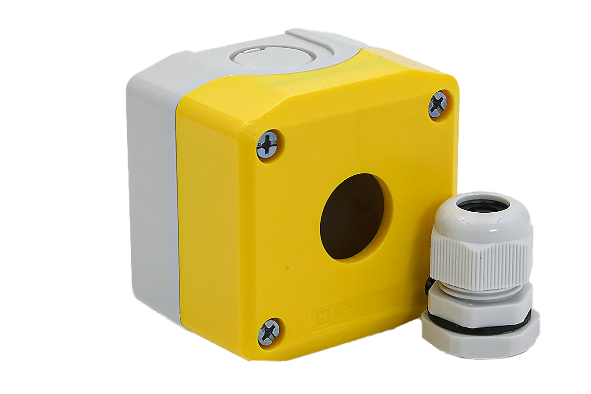 MTB2-F86-Y - Корпус кнопочного поста, 1 место, желтый, IP67