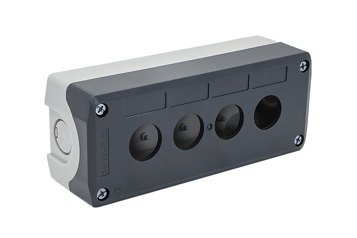 MTB2-F89 - Корпус кнопочного поста, 4 места, серый, IP67