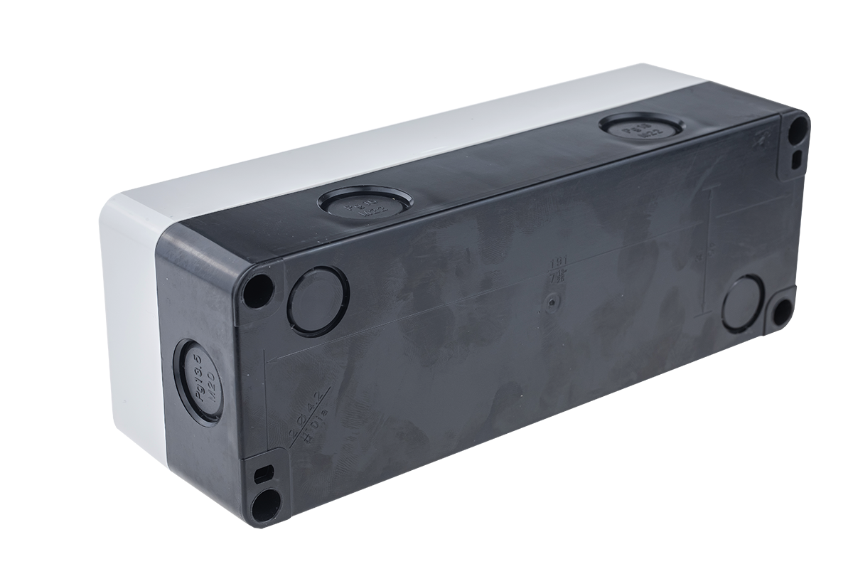 MTB2-PE5 - Корпус кнопочного поста, 5 отверстий, серый, IP54