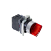 MTB4-BK24721 - Переключатель  на 2 положения с фиксацией и подсветкой,  красный, 1NС, 24V AC/DC, IP65, металл