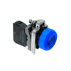 MTB4-BP61 - Кнопка синяя в кожухе, 1NO, IP66, металл