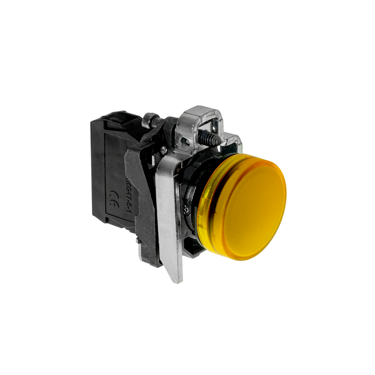 MTB4-BV753 - Лампа сигнальная желтая, 220V AС/DC, IP65, металл