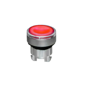 MTB4-BW346C - Головка кнопки с подсветкой, красная, IP65, металл