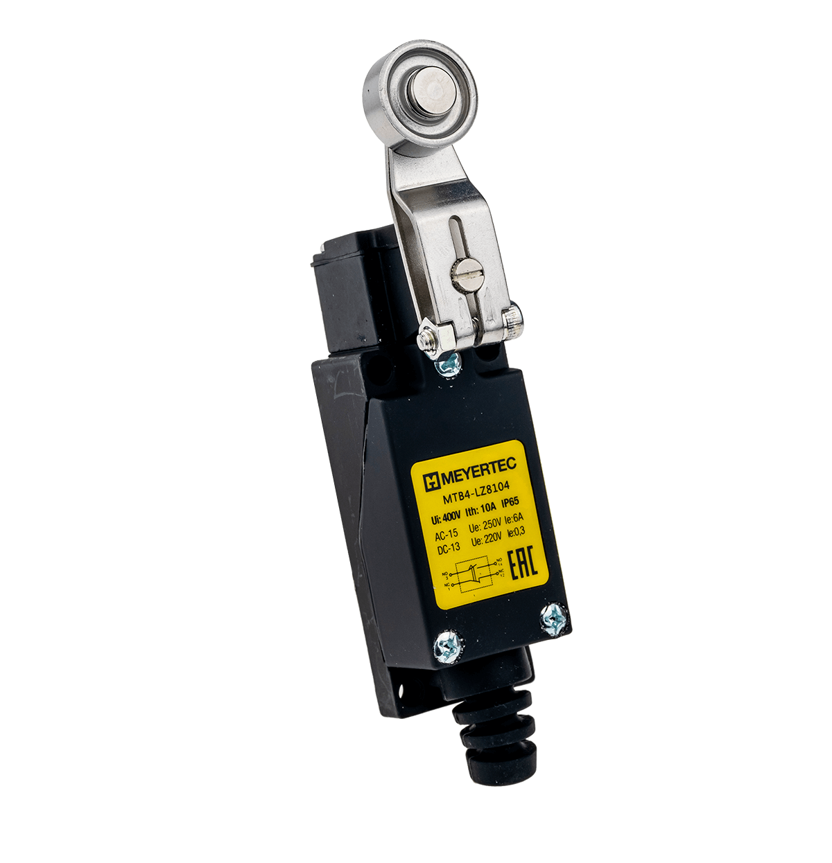 MTB4-LZ8104 - Выключатель концевой, IP65, ролик поворотный