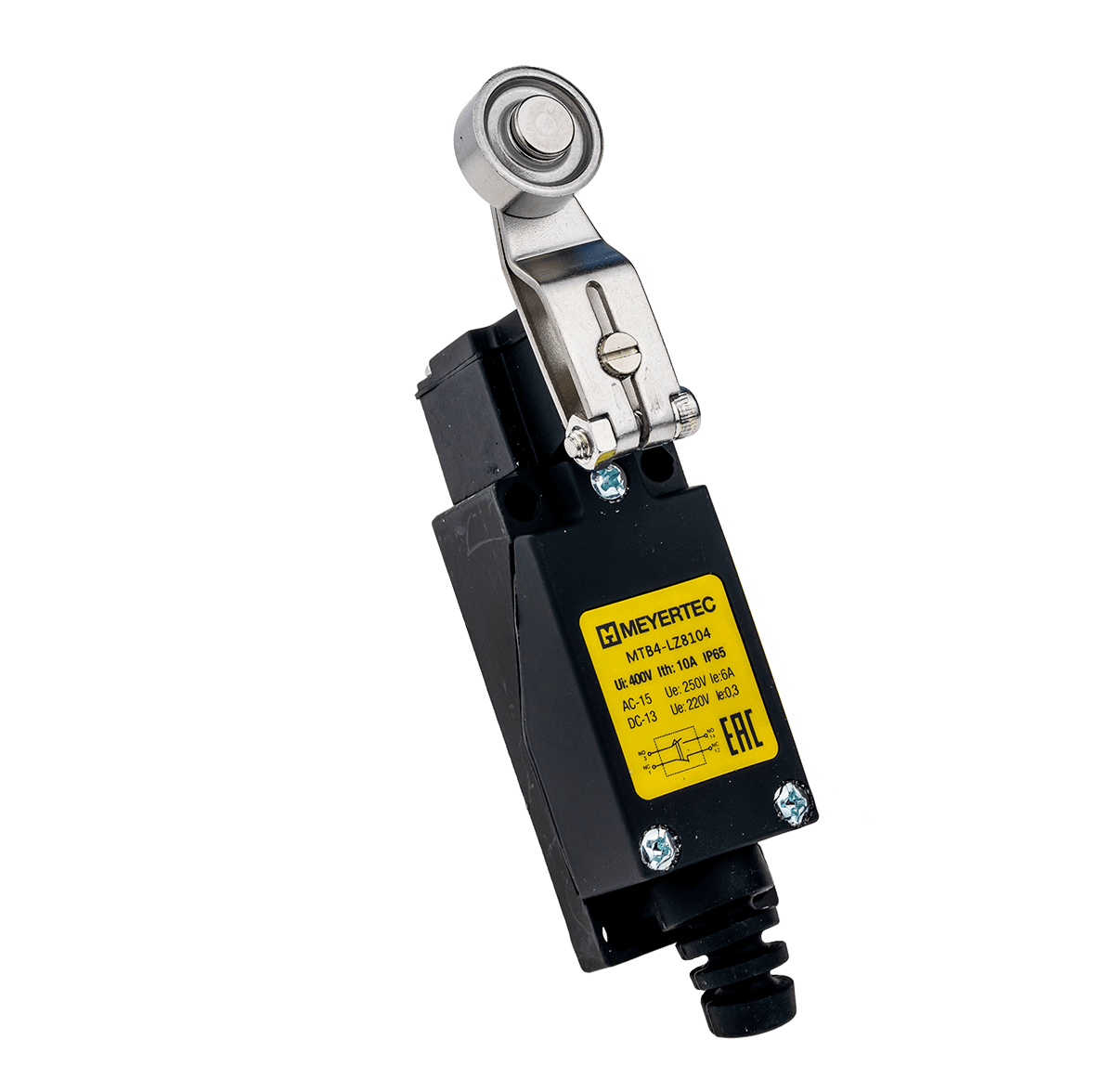 MTB4-LZ8104 - Выключатель концевой, IP65, ролик поворотный