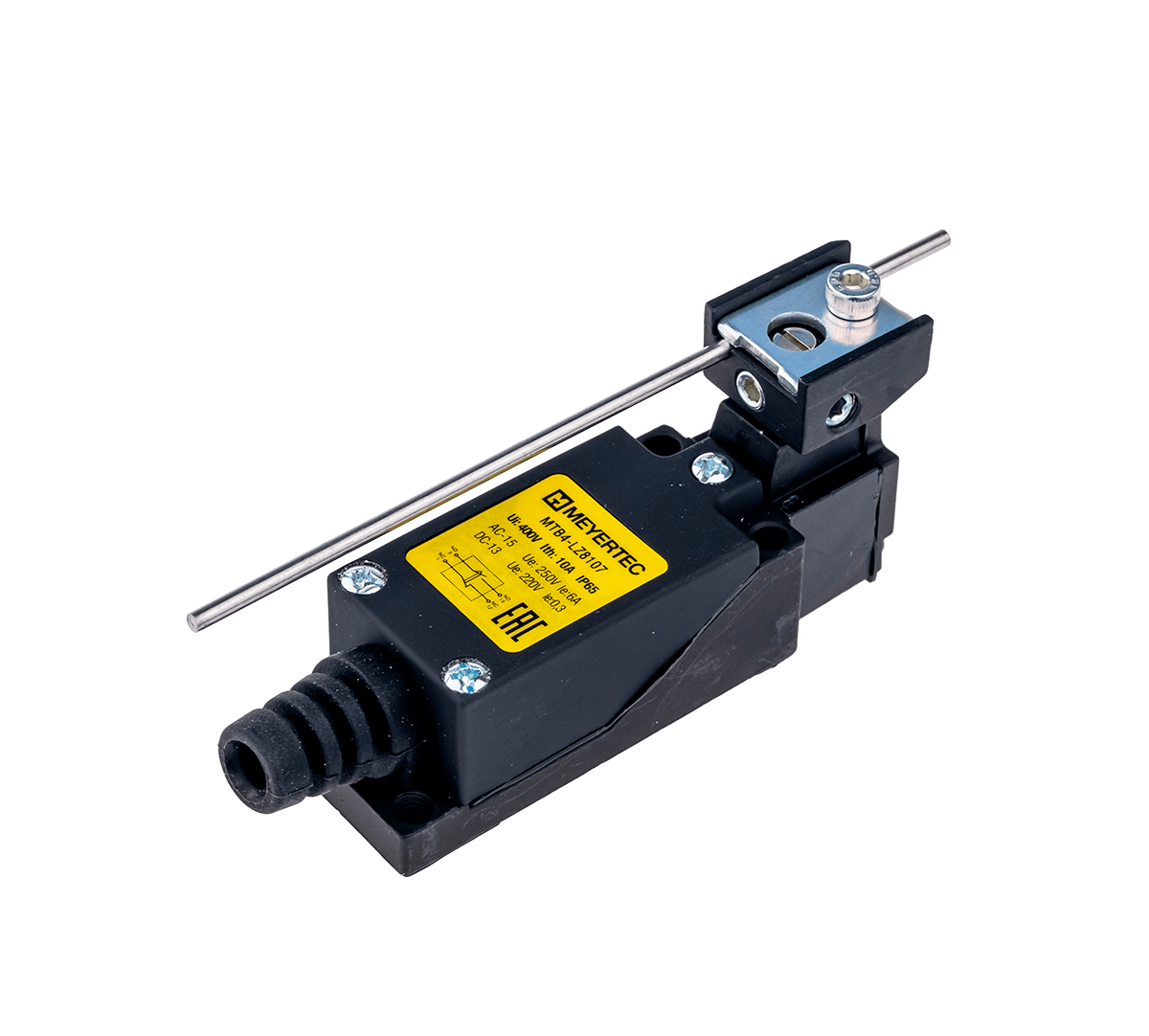 MTB4-LZ8107 - Выключатель концевой, IP65, шток поворотный регулируемый