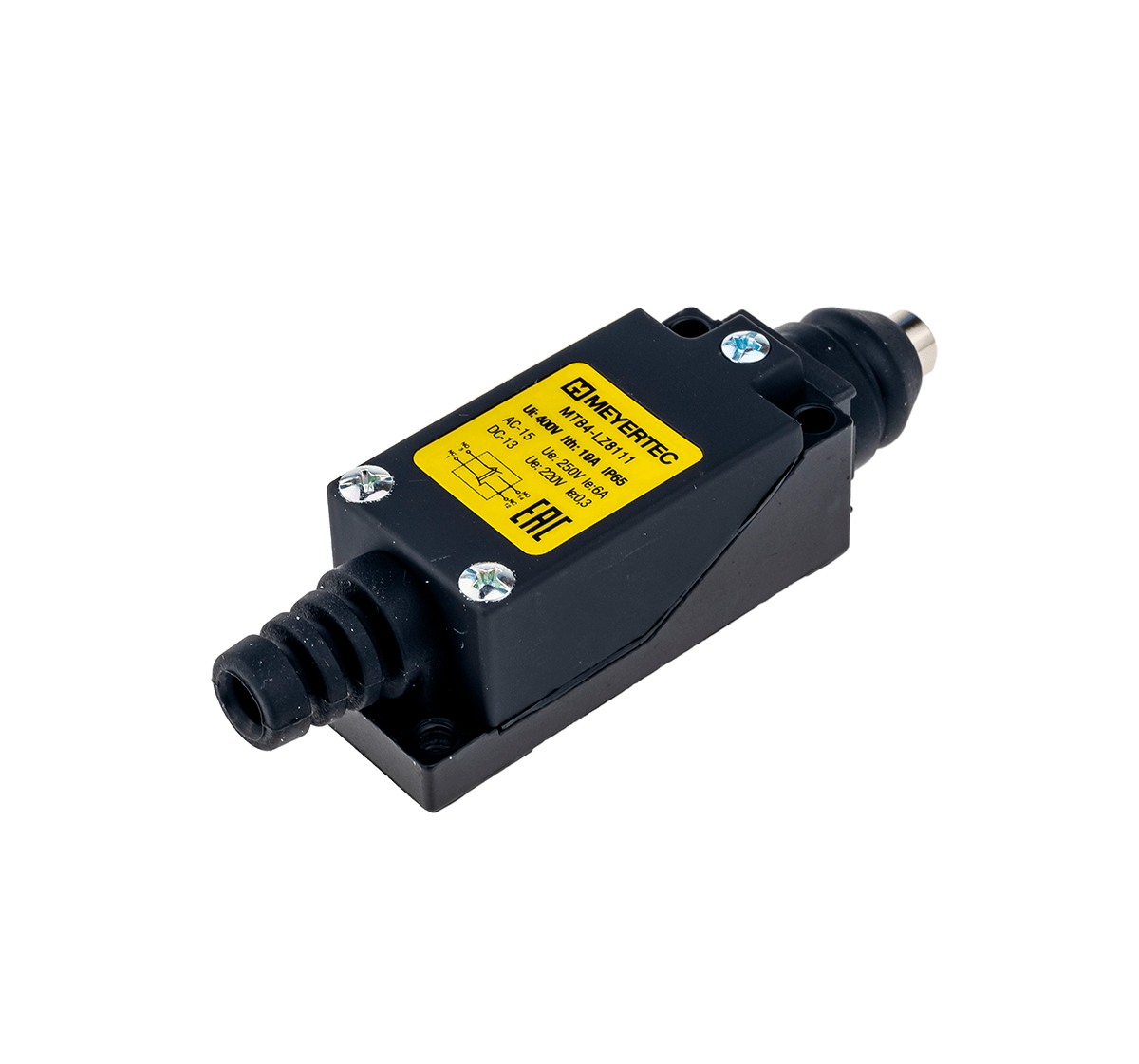 MTB4-LZ8111 - Выключатель концевой, IP65, кнопка нажимная