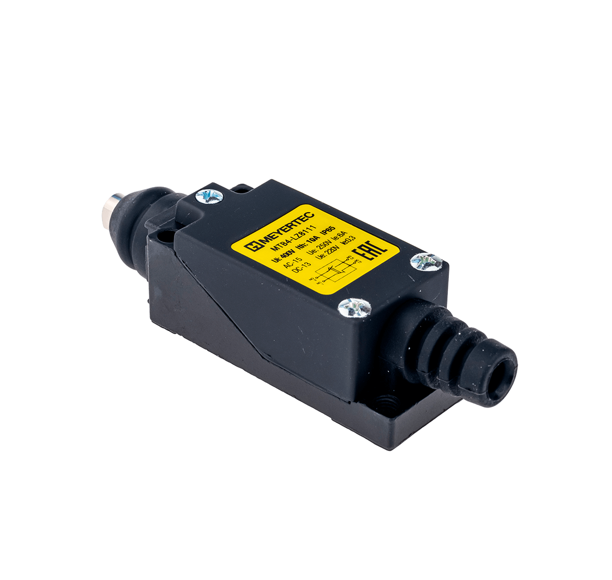 MTB4-LZ8111 - Выключатель концевой, IP65, кнопка нажимная