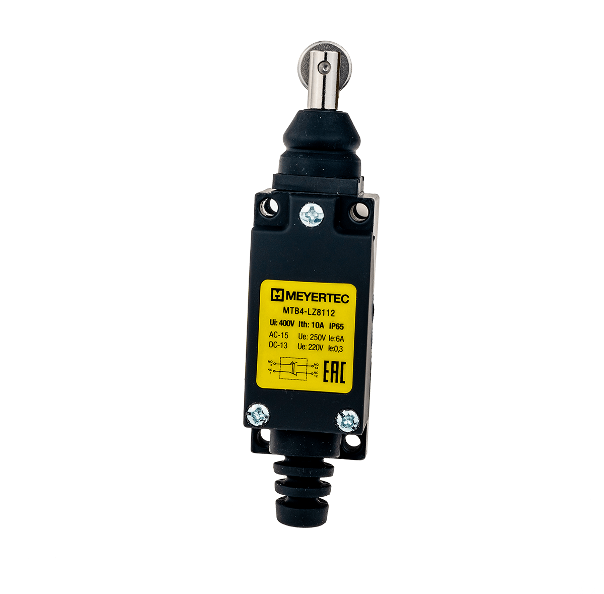 MTB4-LZ8112 - Выключатель концевой, IP65, ролик горизонтальный нажимной