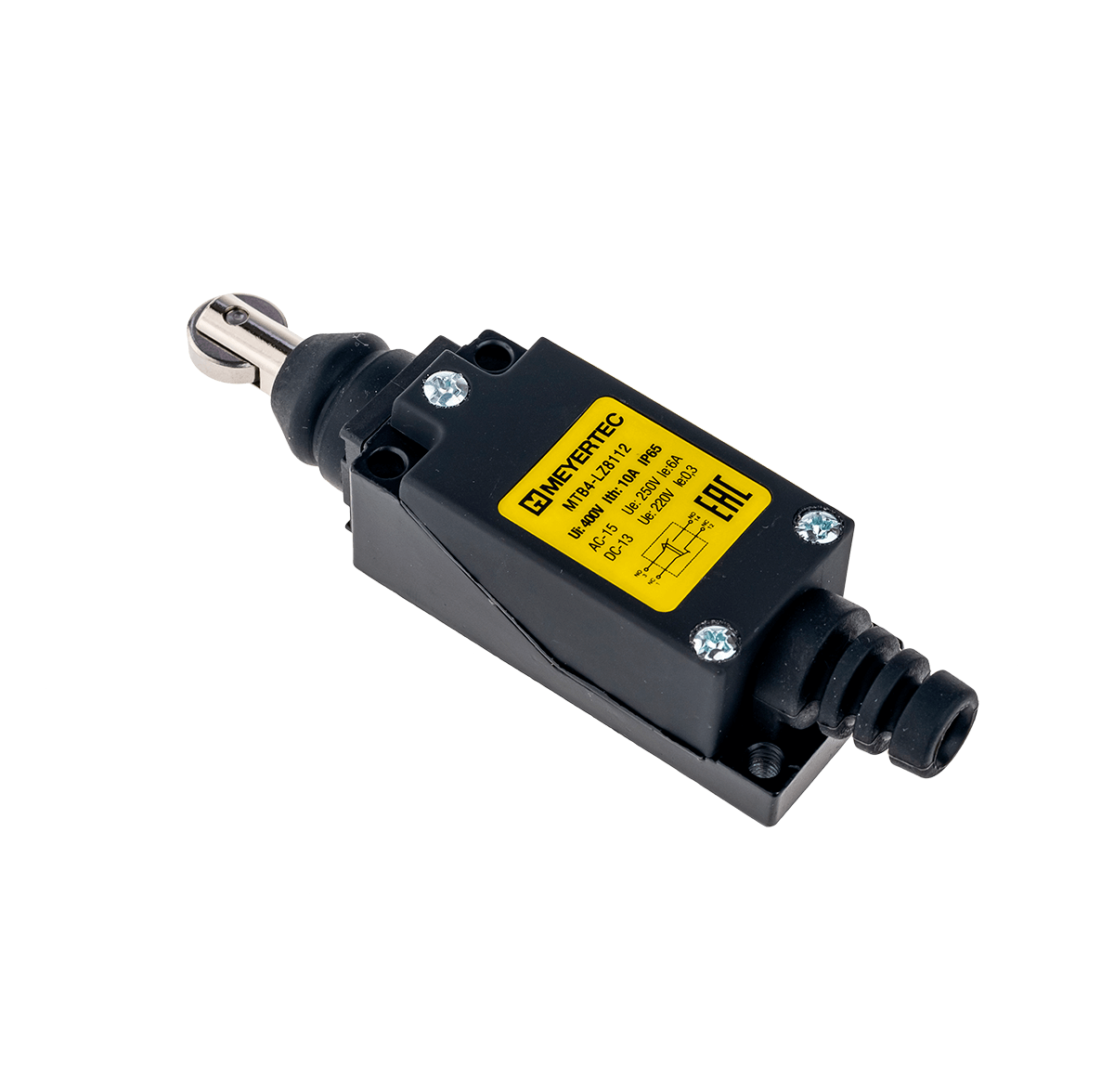 MTB4-LZ8112 - Выключатель концевой, IP65, ролик горизонтальный нажимной
