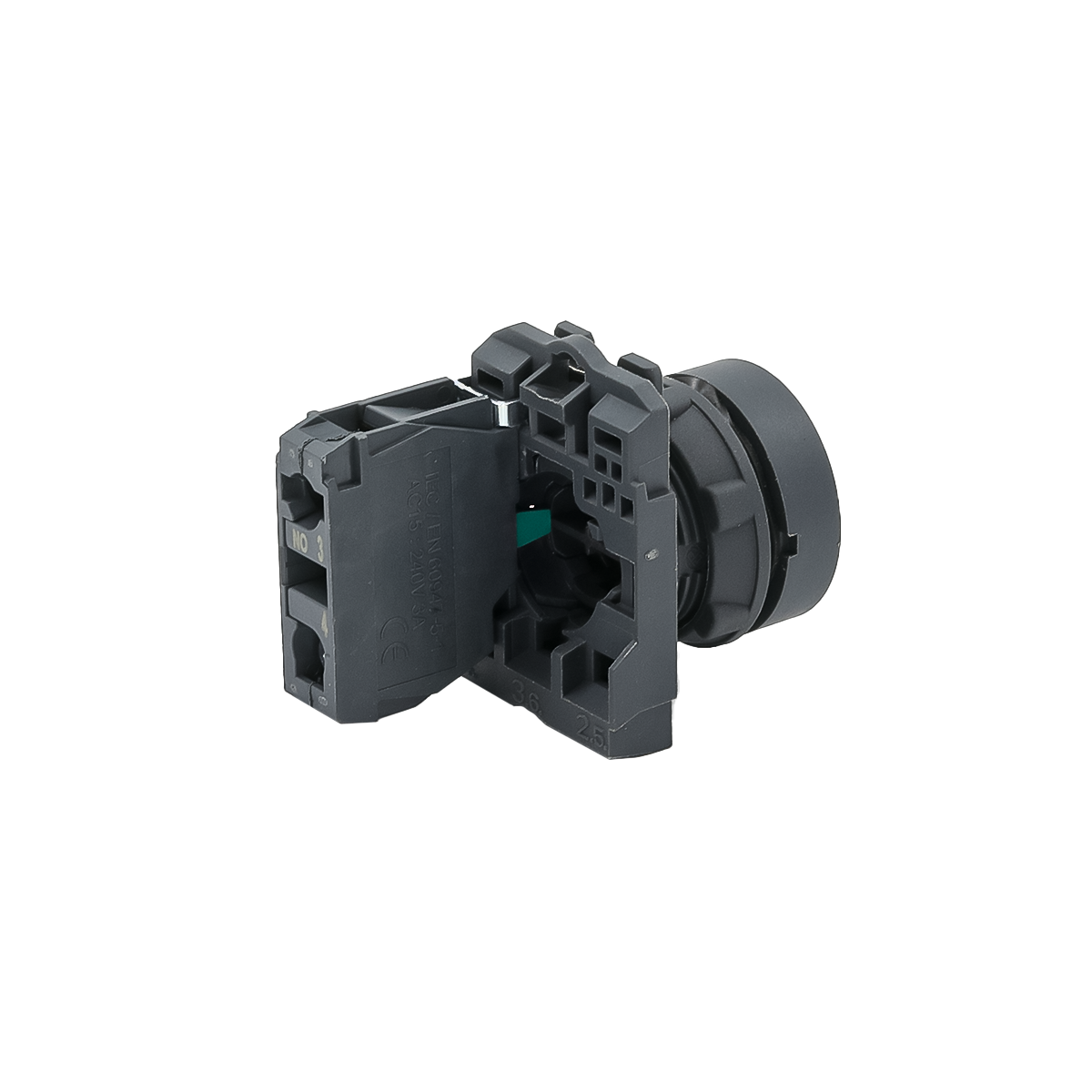 MTB5-AA61 - Кнопка плоская синяя, 1NO, IP65, пластик