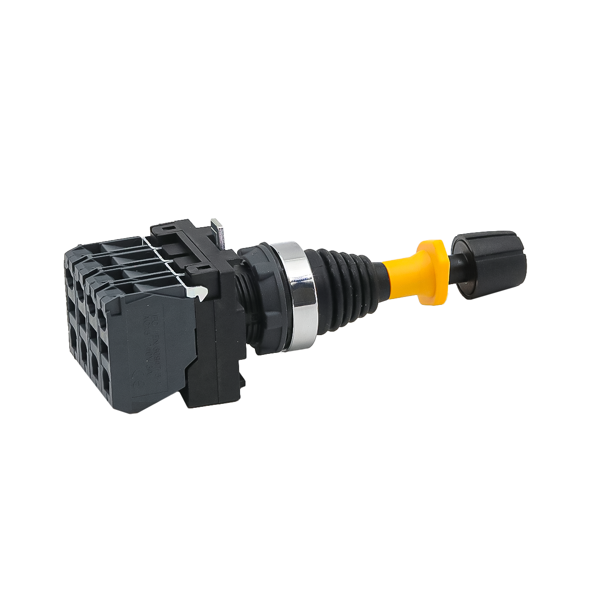 MTB5-PA44 - Джойстик в сборе, 4NO, 4 положения с возвратом и блокировкой