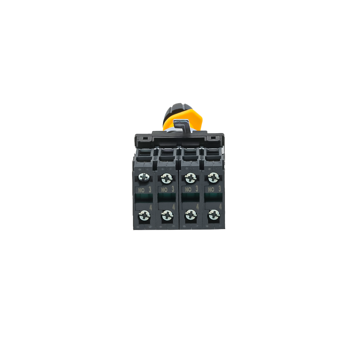 MTB5-PA44 - Джойстик в сборе, 4NO, 4 положения с возвратом и блокировкой