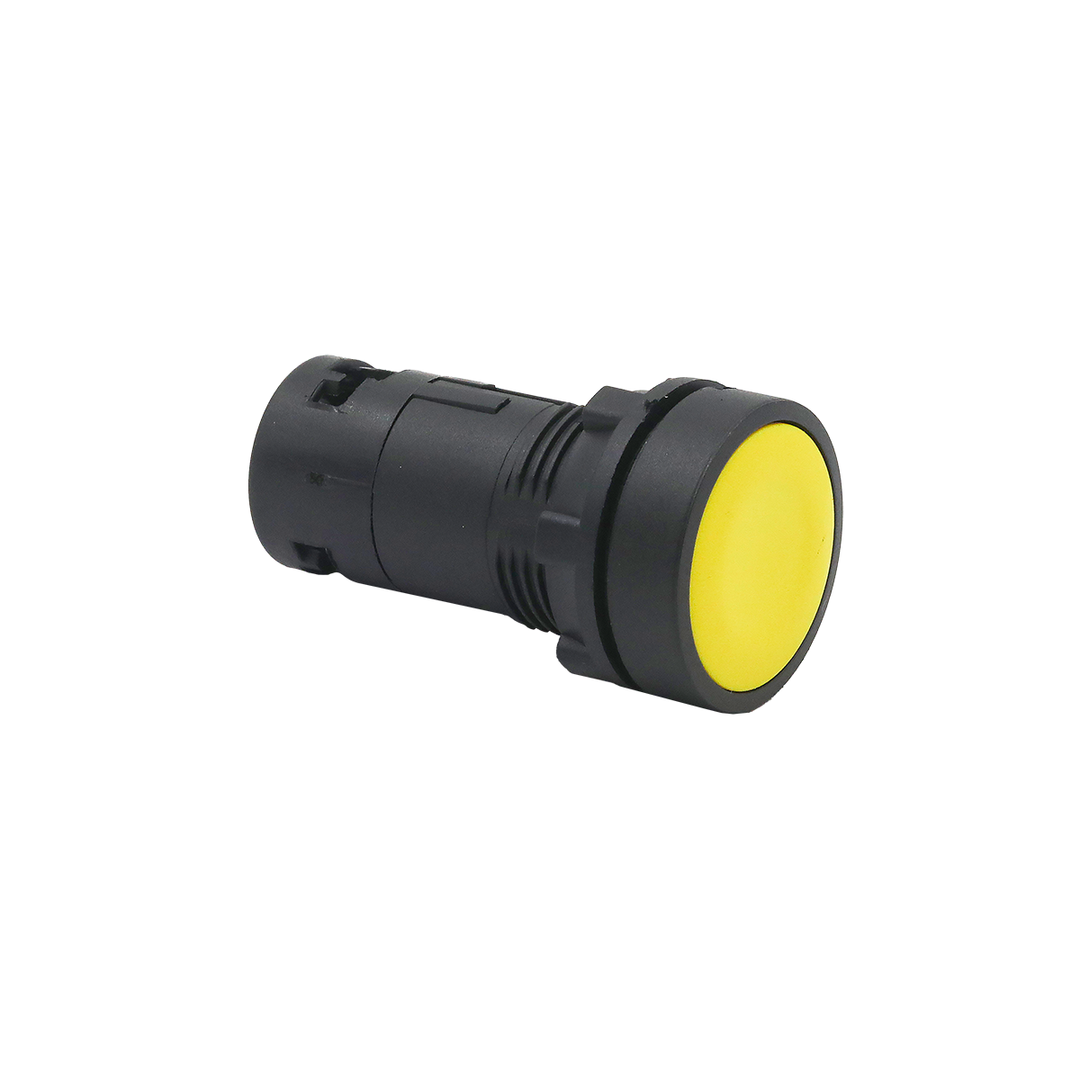 MTB7-EA51 - Кнопка плоская желтая, 1NO, IP54, пластик