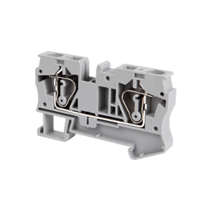 MTS-6 - Клемма пружинная проходная, 6 мм², серая