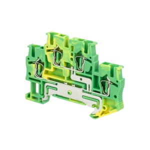 MTS-D2.5PE - Клемма пружинная двухуровневая "Земля", 2.5 мм²