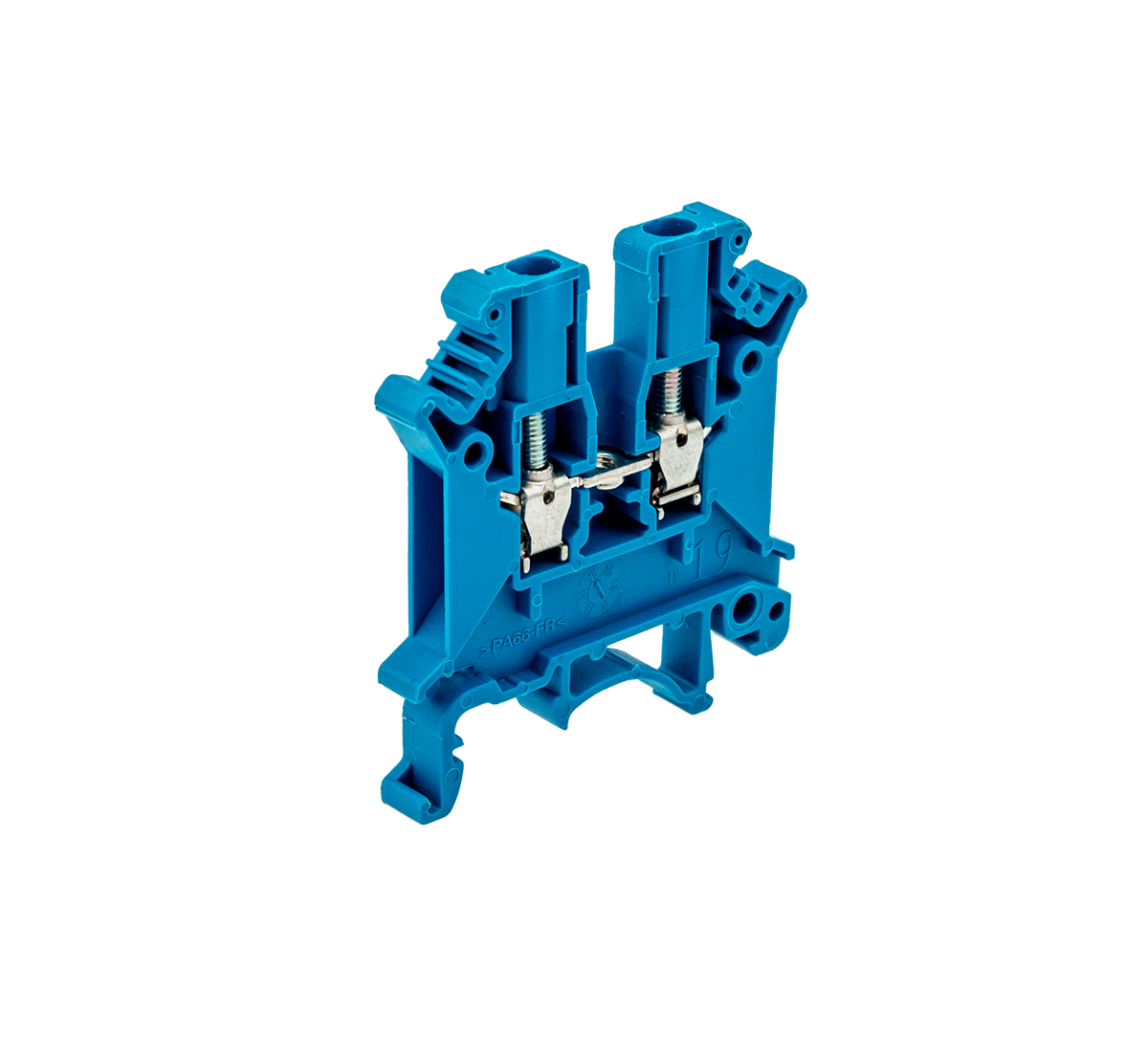 MTU-2.5BL - Клемма винтовая проходная, 2.5 мм², синяя
