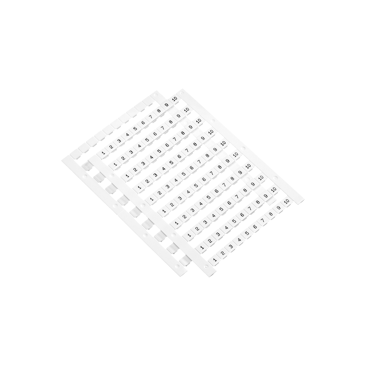 MTU-2.5M110TR - Маркировка трехуровневых винтовых клемм , 1-10 (уп. 100 шт.)