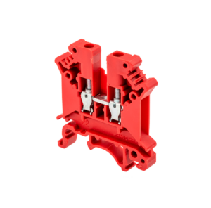 MTU-4RD - Клемма винтовая проходная, 4 мм², красная