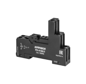 PYF-013BE/3 - 3-ярусная колодка с винтовыми клеммами для реле FSD, черная