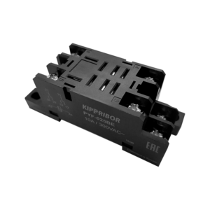 PYF-025BE - Монтажная колодка с винтовыми клеммами для 2-конт. реле серии REP, черная