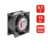 VENT-8038.220VAC.7MSHB - 220VAC, ток 0.07 А, 2300 об./мин, 0.7 м3/мин, 80х80 мм