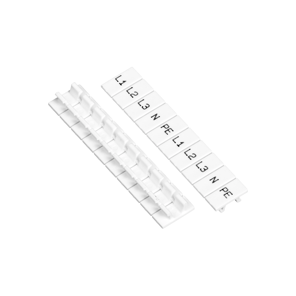 MTU-2.5ML - Маркировка клеммного ряда, ширина 5 мм (символы L1, L2, L3, N, PE) (уп. 100 шт.)