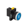 MTB2-EA61781 - Кнопка плоская синяя, маркировка "стрелка вверх-вниз",  1NO, IP54, пластик