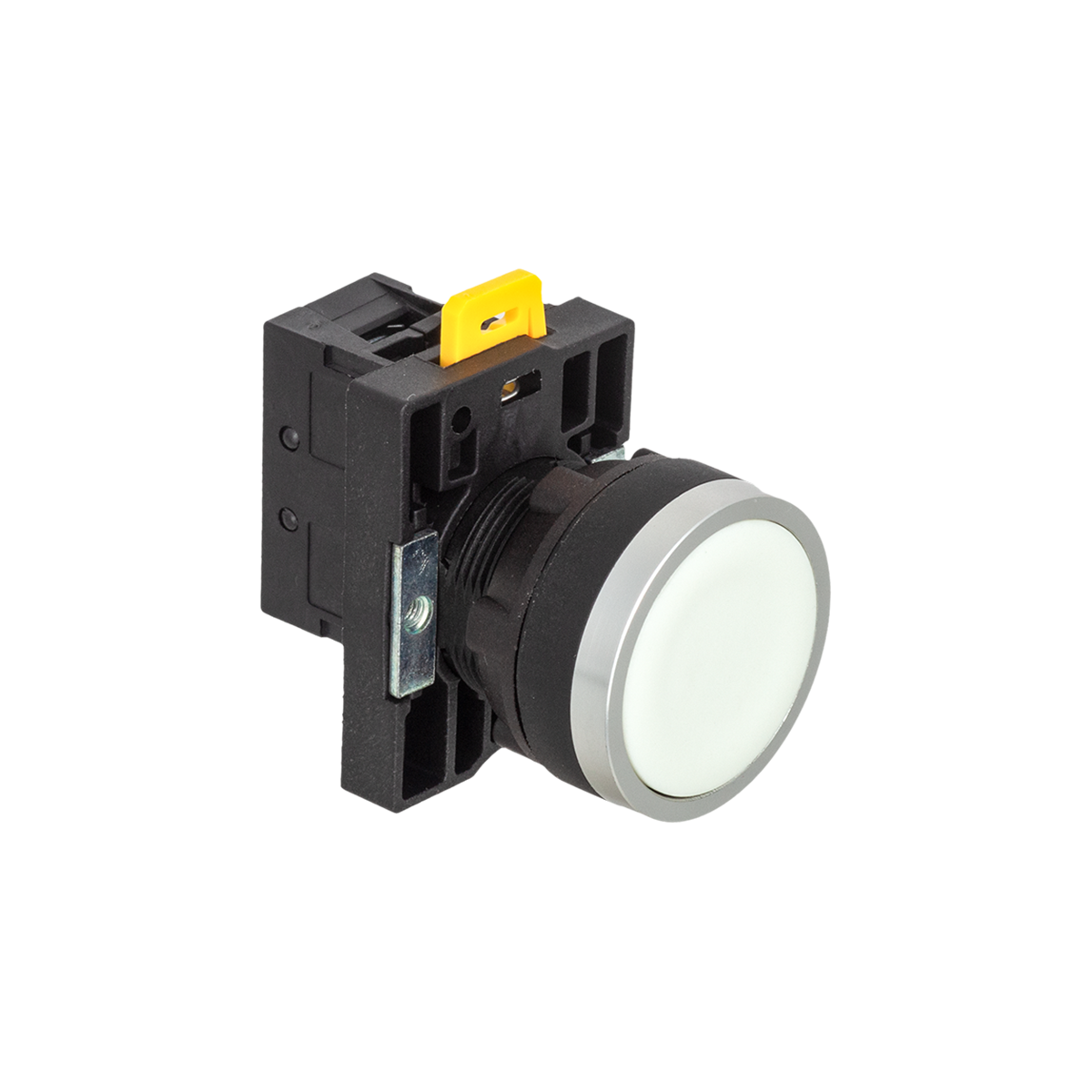 MTB2-EAZ111 - Кнопка плоская белая, 1NO, IP54, пластик